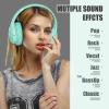 BERIBES Bluetooth Headphones Over Ear, 65H Playtime and 6 EQ Music Modes Wireless Headphones with Microphone, HiFi Stereo Foldable Lightweight Headsets, Deep Bass for Home Office Cellphone PC Ect. view 2