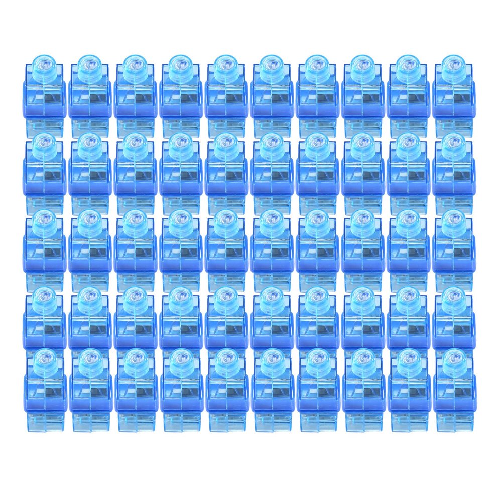 Finger Lights-50Pcs Blue Finger Flashlights for Kids Party Favors Bulk, Light Up LED Finger Light Ring for Valentine's Day Easter Egg Hunt Classroom Prizes Parties Trick or Treating Christmas
