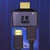 KUFptva HDMI-Compatible Splitter 1 in 2 Out -2K HDMI-Compatible Splitter 1x2 Ports Powered 2K Full UltraHD 1920x1080 3D Support view 2
