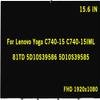 GBOLE 15.6" Replacement for Lenovo Yoga C740-15 C740-15IML 81TD 5D10S39586 5D10S39585 FHD 1920x1080 IPS LCD Display Touch Screen Assembly Digitizer Control Board with Bezel view 1