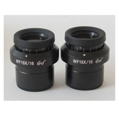 JUIYU Microscope Accessories Kit 2 PCS WF15X/16mm Adjustable Eyepiece Optical Lens for Biological Microscope Microscope Slides