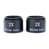 JUIYU Microscope Accessories Kit Telescope Accessories 1.25 Inches Barlow Mirror 2X Eyepiece Extender Microscope Slides view 2