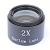 JUIYU Microscope Accessories Kit Telescope Accessories 1.25 Inches Barlow Mirror 2X Eyepiece Extender Microscope Slides view 4