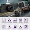 VSYSTO 3-Channel Car Dash Cam WiFi 3.0" Monitor Front 1080P w/HD Separated Side View IPX7 Waterproof IR Night Vision Cameras for Semi Truck Trailer Pickup(Wireless Remote/G-Sensor/Max 256GB Support) view 2