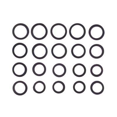 ciciTree 20Pcs 9mm-13mm Idle Tire Wheel Belt Loop Rubber Rings for Cassette Deck Recorder Tape