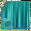 10 ft x 20 ft Wrinkle Free Turquoise Backdrop Curtain for Parties, Thick Polyester Teal Photo Backdrop Drapes,4 Panels 5ft x 10ft for Baby Shower Wedding Engagement Birthday Mermaid Party view 1