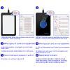 RFID NFC IC and ID Chip Card Reader Writer,125kHz/13.56mHz EM4100/S50 Access Control/Cabinet Locks Readable Writable Rewrite IC ID Tags Copier view 4
