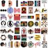 100PCs Black Rights Stickers, Black Girl, Black Lives Matter, Melanin Poppin for Laptop, Hydro Flask, Water Bottle - Vinyl for Kids, Teens, Girls (Black100) view 2