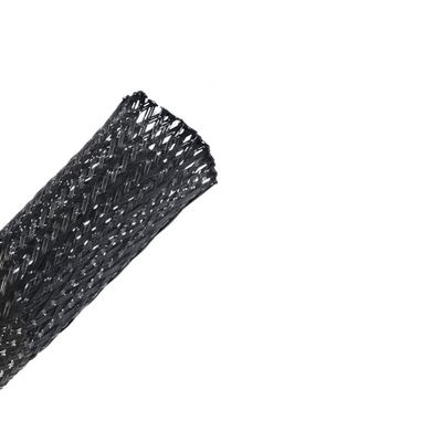 MOZTO 1pcs Black Insulated Braid Sleeving, for Home Garden 1/2/4/6/8/10/12/16/18/20/25/35/50mm Tight Wire Cable Gland Protection Cable Sleeve (Color : 25mm, Size : 5meter)