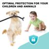 AGPTEK Cable Sleeve Cover, 6.6ft - 1.2 inch Desk Cord Organizer Cable Hider, Home Office Wire Management Computer TV Wire Loom Tubing, Pet Proof Cord Protector, from Cat Dog Chewing, Black view 4