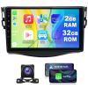 EWLSAC Android 13.0 Double Din Car Stereo for Toyot-a RAV4 2007-2012 9 Inch HD Touch Screen Car Audio Multimedia Receiver with Carplay Android Auto GPS Radio Navigation Bluetooth Camera(2G+32G) view 1