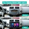 EWLSAC Android 13.0 Double Din Car Stereo for Toyot-a RAV4 2007-2012 9 Inch HD Touch Screen Car Audio Multimedia Receiver with Carplay Android Auto GPS Radio Navigation Bluetooth Camera(2G+32G) view 3