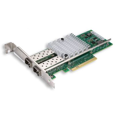 10Gb Ethernet NIC Network Card, Dual SFP+ Ports with Original Intel 82599ES Controller, PCI Express X8, Compare to Intel X520-DA2 Converged Network Adapter