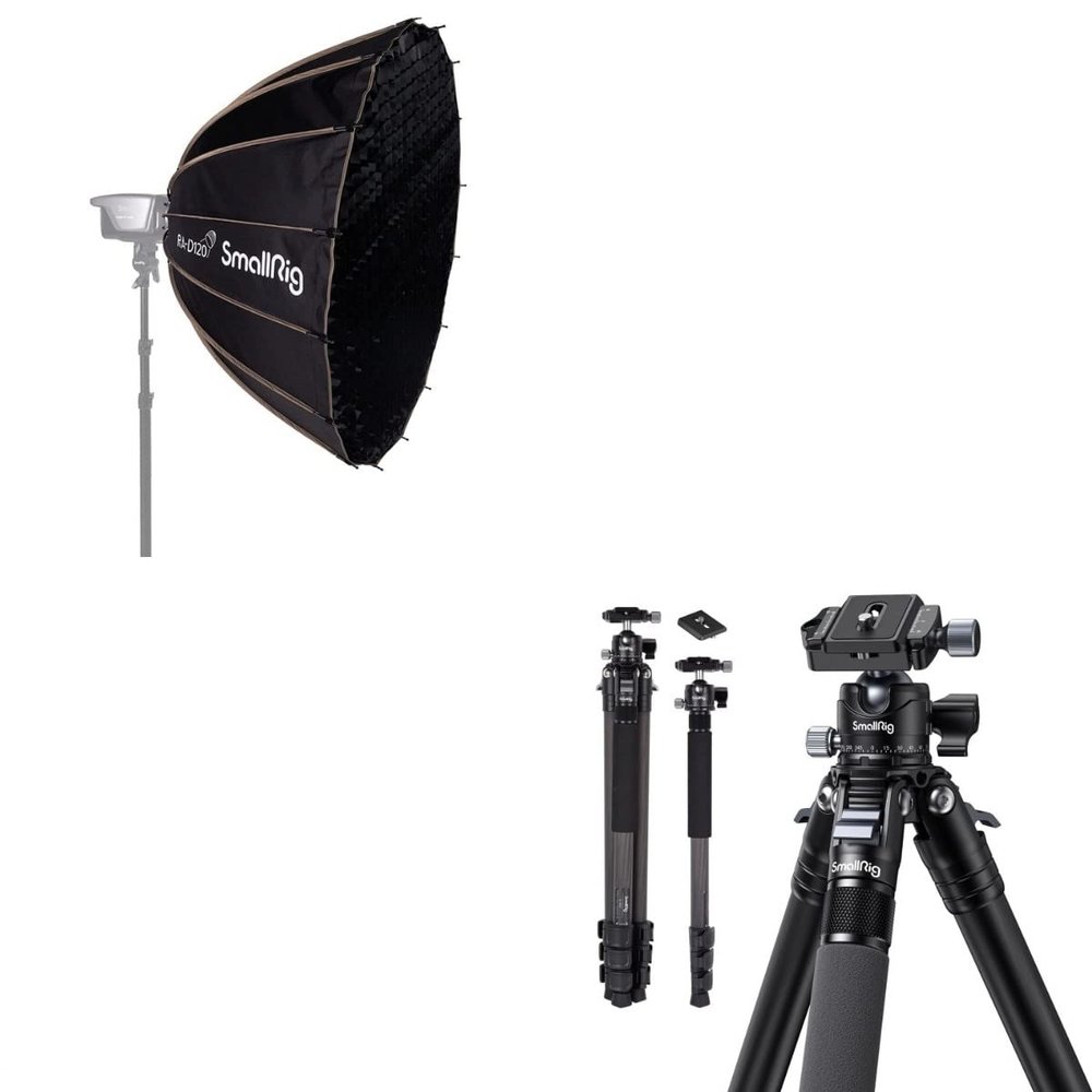 BundleSMALLRIG Parabolic Softbox+SmallRig Compact Carbon Fiber Tripod