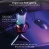 Cherry UM 9.0 PRO RGB, USB Microphone with RGB Lighting, for Gaming, Streaming, ASMR, 4 Directional Patterns, Compatible with PC/Mac/PS4/PS5, Copper/Black view 2