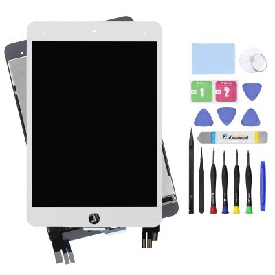 7.9" LCD Screen Replacement for iPad mini 5 A2133 A2125 A2126 A2124 Display LCD Assembly and Glass Touch Digitizer Premium Repair Kit + Sleep/Wake Sensor (White)