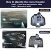 Fitcamx 2160P+Rear 1080P Dash Cam Adapts for Mercedes-Benz C-Class 2022-2025 C300 Sedan Coupe Cabriolet (HD2-6329), OEM Look, Dual HD Video, Loop Recording, WiFi & APP, G-Sensor, Easy to Set, 128GB view 3