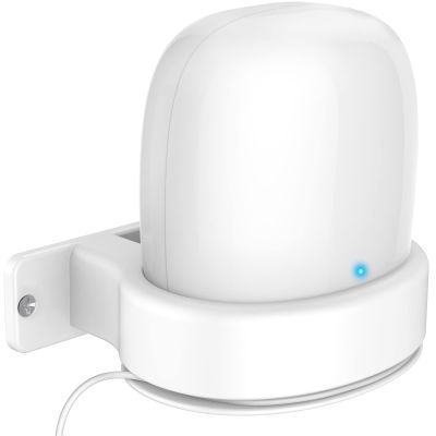Delidigi for Nest WiFi Pro 6E Wall Mount ABS Bracket Holder Shelf Compatible with Nest Wi-Fi Pro Mesh Router Home Wi-Fi System Router [Built-in Cable Management]