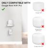 Delidigi for Nest WiFi Pro 6E Wall Mount ABS Bracket Holder Shelf Compatible with Nest Wi-Fi Pro Mesh Router Home Wi-Fi System Router [Built-in Cable Management] view 2