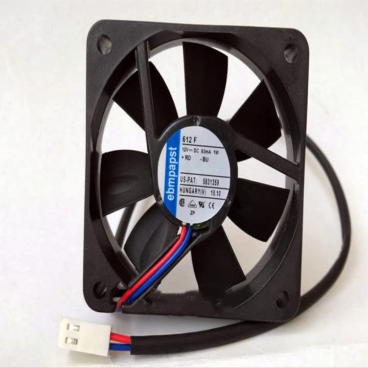 for 612F DC12V 83mA 1W 6015 6015mm Silent Cooling Fan