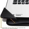 Broonel - Contour Series - Black Heavy Duty Leather Protective Case - Compatible with Lenovo ThinkPad T14 Gen 2 14" view 2