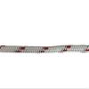 Yacht Braid Premium Polyester Rope 7/16 inch, White with Red Tracers and Blue Fleck (50 feet) view 3