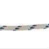 Yacht Braid Premium Polyester Rope 7/16 inch, White with Blue Tracers and Red Fleck (150 feet) view 4