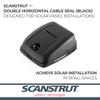Scanstrut DS-HD10-BLK Double Horizontal Cable Seal - Black view 2