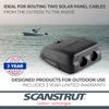 Scanstrut DS-HD10-BLK Double Horizontal Cable Seal - Black view 4