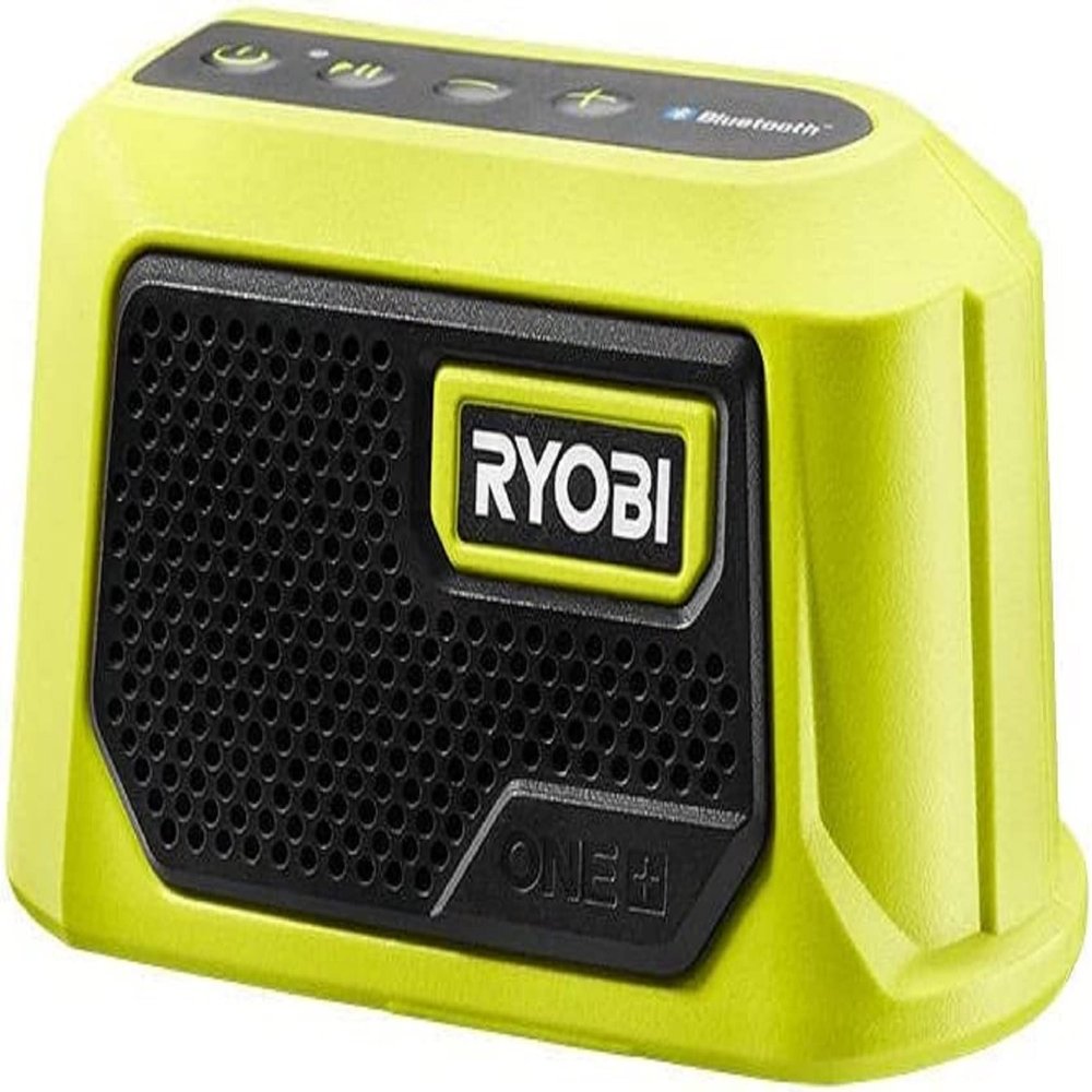 RYOBI One PAD02B ONE+ 18V Cordless Compact Bluetooth Speaker (Tool Only) (Renewed)