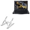 BoxWave Stand and Mount Compatible with Acer Enduro N3 (EN715-51W) - Compact QuickSwitch Stand, Portable Multi Angle Viewing Foldable Riser - Metallic Silver