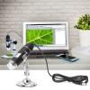JUIYU Microscope Accessories Kit 1600X USB Digital Microscope Camera 8LED Magnifier with Hold Stand Microscope Slides view 4