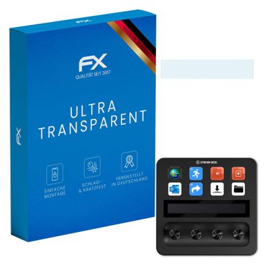atFoliX Screen Protection Film compatible with Elgato Stream Deck Plus Screen Protector, ultra-clear FX Protective Film (3X)