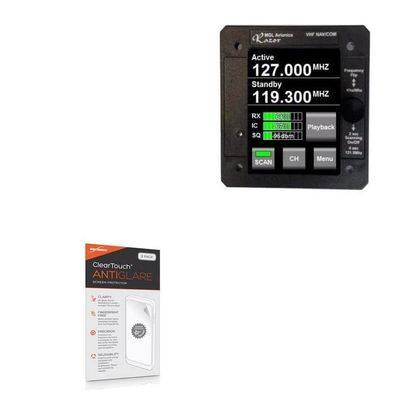 BoxWave Screen Protector Compatible with MGL Avionics Razor Intercom - ClearTouch Anti-Glare (2-Pack), Anti-Fingerprint Matte Film Skin