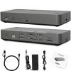 AUIMCE MacBook Docking Station 3 Monitors, Displaylink Laptop Docking Stations with 130W Power Supply,15 in 1 USB C Triple 4K Display Dock for MacBook Pro/Air and USB-C/A Port Computer (3 HDMI, 2 DP) view 1