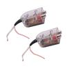 2Pcs Car Audio Converter Transparent High to Low Converter for Speaker Level Adapter Add to Car Audio System Durable view 1