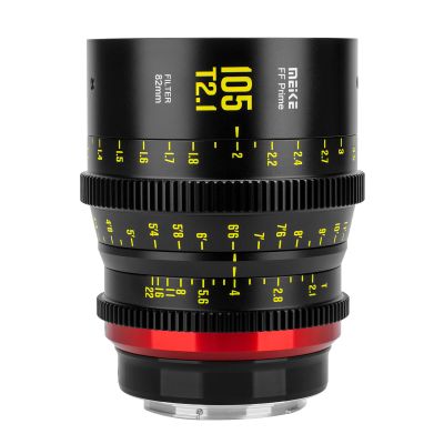MEKE 105mm T2.1 Full Frame Manual Focus Cinema Lens Compatible with EF Mount Cinema Cameras