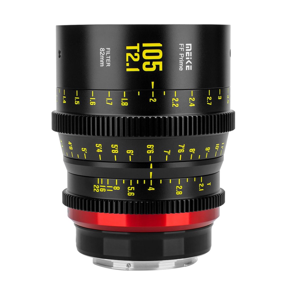 MEKE 105mm T2.1 Full Frame Manual Focus Cinema Lens Compatible with EF Mount Cinema Cameras