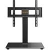 Perlegear Universal Swivel TV Stand Base for 3270 inch TVs, Height Adjustable Table Top TV Stand Mount with Tilt, Tempered Glass Base, Holds up to 88 lbs, Max VESA 400x400mm, PGTVS26 view 1