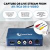 ClearClick Video to USB 1080P Audio Video Capture & Live Streaming Device - Input HDMI, AV, RCA, S-Video, VCR, VHS, Camcorder, Video8, Hi8, DVD, Gaming Systems - USB-C Plug & Play view 4