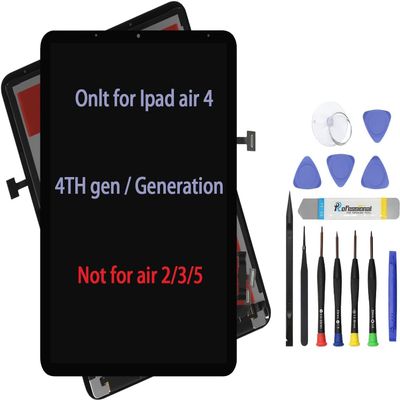 10.9" LCD Screen Replacement for iPad air 4 4th Generation 2020 A2072 A2324 A2316 A2325 Display LCD Assembly and Glass Touch Digitizer Premium Repair Kit (Not for air 2 3 5)