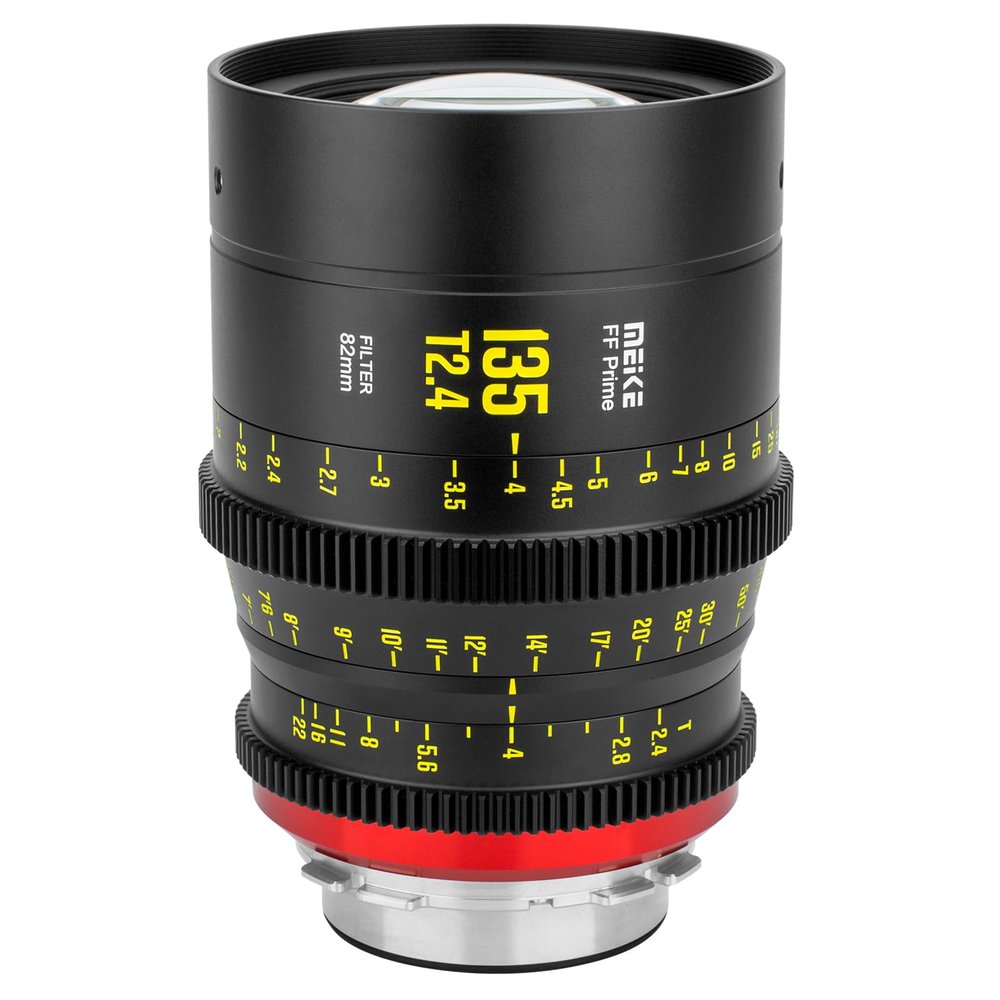 MEKE 135mm T2.4 Full Frame Manual Focus Cinema Lens Compatible with Arri PL-Mount Cinema Cameras