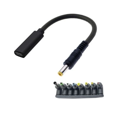 Diarypiece 15cm USB C/Type-C PD To 12V 3.5/4.0/4.8/5.5/6.3/6.4mm Power Converter Cord, for Router CCTV Camera
