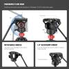 NEEWER 72" Fluid Head Video Tripod Monopod, Aluminum Alloy QR Plate Compatible with DJI RS Gimbal, 360 Pan & +90/-70 Tilt for DSLR Camera Camcorder, Max Load 13.2lb/6kg, TP72A view 2