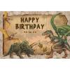 15x10ft Dinosaur Happy Birthday Backdrop for Photography,3D Realistic Dinosaur Theme Backdrops, for Boy Girl Birthday Party Banner Newborn Baby Shower Decoration Photo Booth Prop view 4