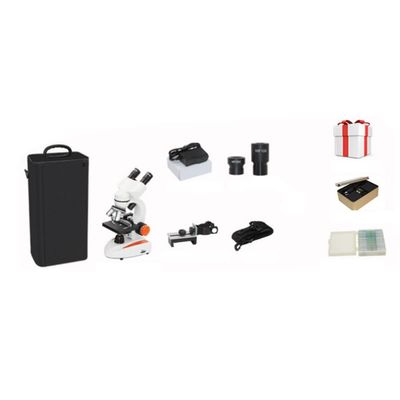 JUIYU Microscope Accessories Kit Binocular Biological Microscope 40-5000X Experiment Portable Set Microscope Slides (Color : Set 6)