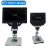 Microscope Accessories Kit 1200X Digital Microscope Profesional Microscopio para Electronica Microscope Slides (Color : 7inch, Size : 1200X) view 2