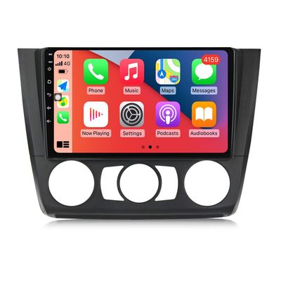 Car Radio Stereo for BMW 1 Series 120i E81 E82 E87 E88, Android 11 Head Unit Touch Screen Built in Apple Carplay Andriod Auto DSP IPS Bluetooth GPS Navigation 2G RAM 32G ROM