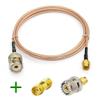 MOOKEENONE 3.2 Feet RF Coax SMA UHF Kit CB Radio Handheld Radio Antenna Walkie Talkie for Baofeng Accessories view 2