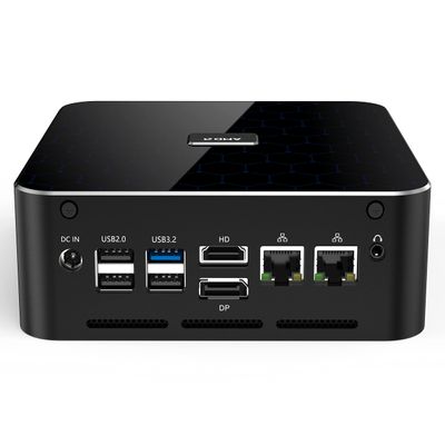 KINGDEL Mini PC Desktop Computer AMD Ryzen 7 CPU 32GB DDR5 RAM 2TB M.2 PCIe4.0 SSD 2xLAN(2500M2) Small PC Support 8K@60Hz Triple Display USB 3.2, HTPC, Gaming